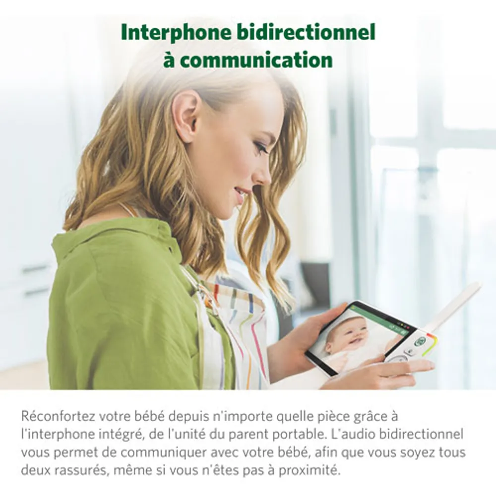 Interphone vidéo po LeapFrog vision nocturne couleur