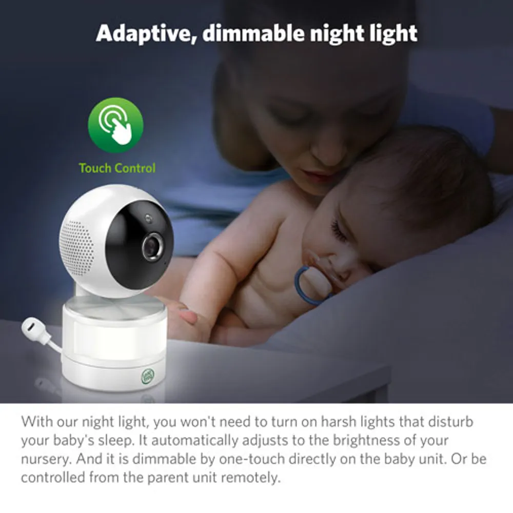 LeapFrog 7" Video Baby Monitor w/ Colour Night Vision, Zoom/Pan/Tilt, & 2-Way Audio (LF920HD)