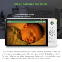 LeapFrog 7" Video Baby Monitor w/ Colour Night Vision, Zoom/Pan/Tilt, & 2-Way Audio (LF920HD)