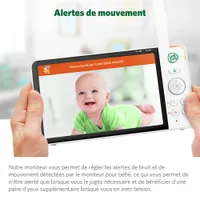 LeapFrog 7" Video Baby Monitor w/ Colour Night Vision, Zoom/Pan/Tilt, & 2-Way Audio (LF920HD)