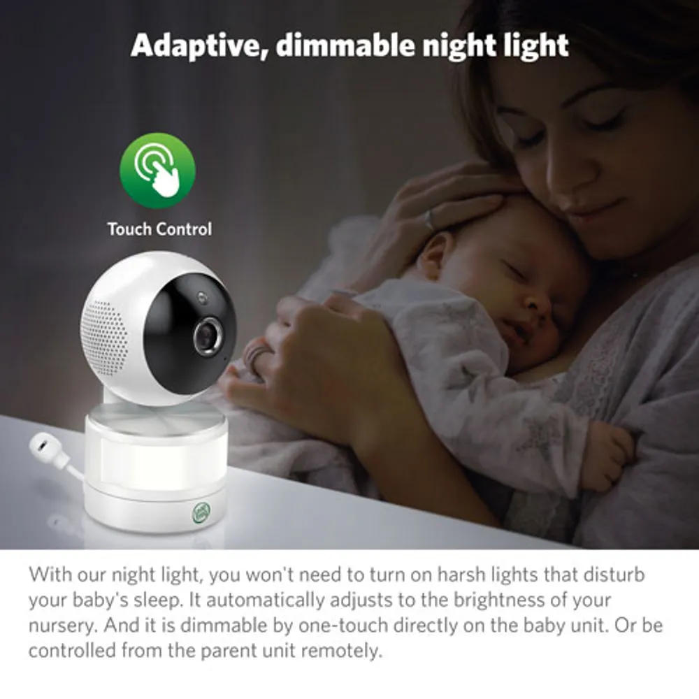 LeapFrog 5" Video Baby Monitor w/ Colour Night Vision, Zoom/Pan/Tilt, & 2-Way Audio (LF915HD)