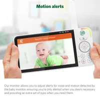 LeapFrog 5" Video Baby Monitor w/ Colour Night Vision, Zoom/Pan/Tilt, & 2-Way Audio (LF915HD)