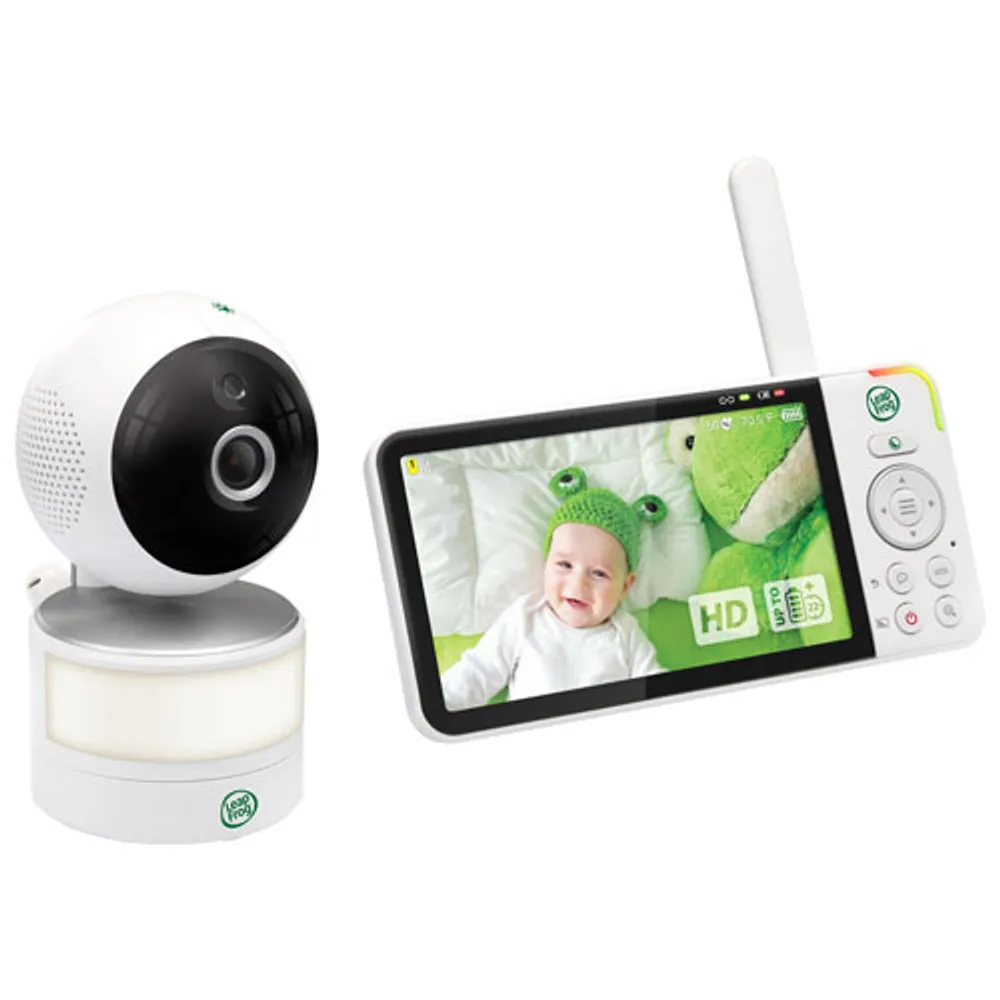 LeapFrog 5" Video Baby Monitor w/ Colour Night Vision, Zoom/Pan/Tilt, & 2-Way Audio (LF915HD)