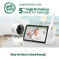 LeapFrog 5" Video Baby Monitor w/ Colour Night Vision, Zoom/Pan/Tilt, & 2-Way Audio (LF915HD)