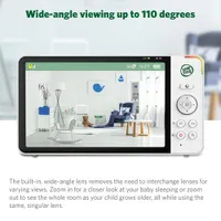 LeapFrog 5" Video Baby Monitor w/ Colour Night Vision, Zoom/Pan/Tilt, & 2-Way Audio (LF915HD)