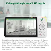 LeapFrog 5" Video Baby Monitor w/ Colour Night Vision, Zoom/Pan/Tilt, & 2-Way Audio (LF915HD)