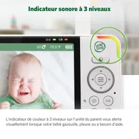 LeapFrog 5" Video Baby Monitor w/ Colour Night Vision, Zoom/Pan/Tilt, & 2-Way Audio (LF915HD)