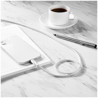 Insignia Apple MFi Certified 1.2m (4 ft.) Braided Lightning to USB-A Cable - Moon Grey