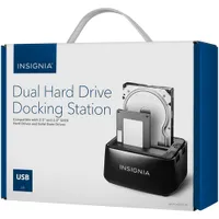 Insignia USB 3.0 Dual Hard Drive Docking Station - Only at Best Buy