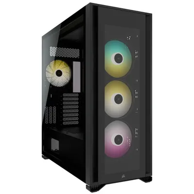 Corsair iCUE 7000X RGB Full-Tower ATX Computer Case - Black