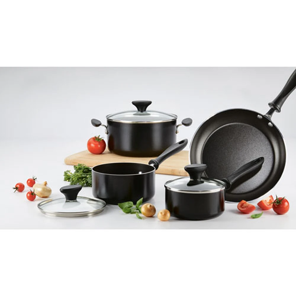 Farberware Reliance 12-Piece Aluminium Cookware Set - Black