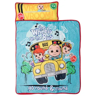 CoComelon Nap Mat with Attached Pillow & Blanket