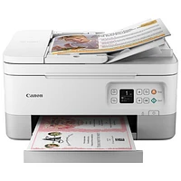 Imprimante à jet d'encre tout-en-un sans fil PIXMA TR7020a de Canon - Blanc