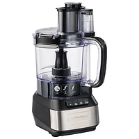 Robot culinaire Stack & Snap de Hamilton Beach - 12 tasses - Noir