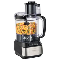 Robot culinaire Stack & Snap de Hamilton Beach - 12 tasses - Noir