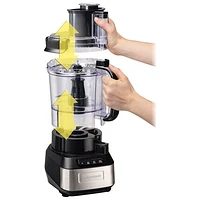 Robot culinaire Stack & Snap de Hamilton Beach - 12 tasses - Noir
