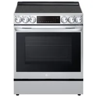 Cuisinière électrique encastrable conv. friture air 30 po LG (LSEL6335F) - Inox - BO - Parfait état