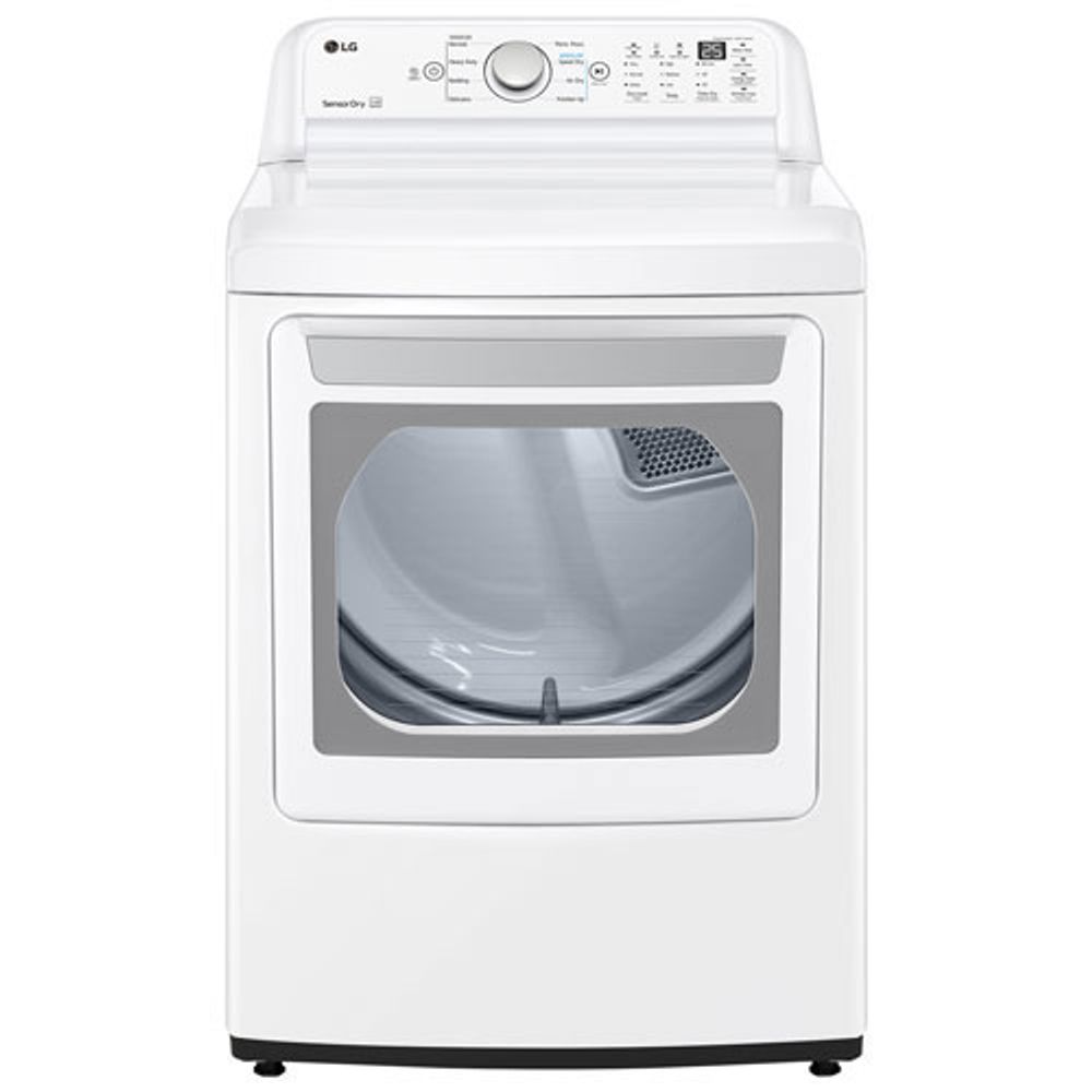 LG 7.4 Cu. Ft. Electric Dryer (DLE7150W) - White - Open Box - Perfect Condition