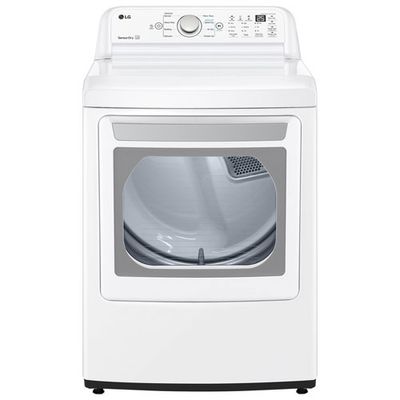 LG 7.4 Cu. Ft. Electric Dryer (DLE7150W) - White - Open Box - Perfect Condition