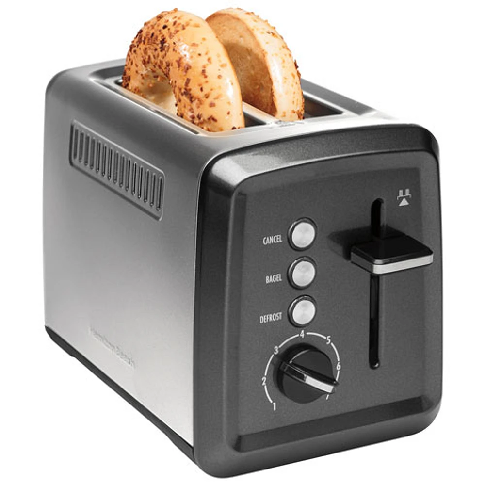 Hamilton Beach Toaster - 2-Slice - Metallic Slate