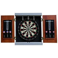 Hathaway Geneva Dart Board and Cabinet Set