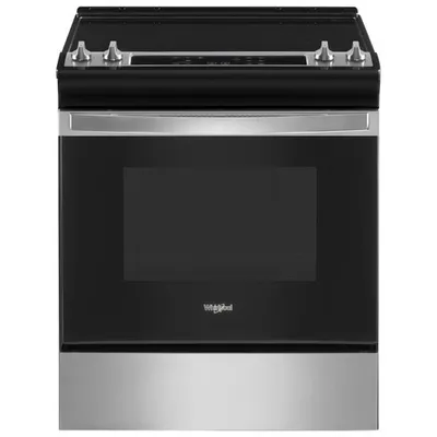 Whirlpool 30" Slide-In Electric Range (YWEE515S0LS) - Stainless Steel - Open Box - Scratch & Dent