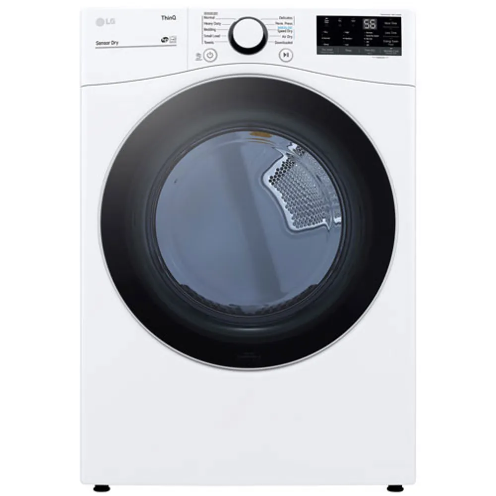 LG 7.4 Cu. Ft. Electric Dryer (DLE3600W) - White - Open Box - Scratch & Dent