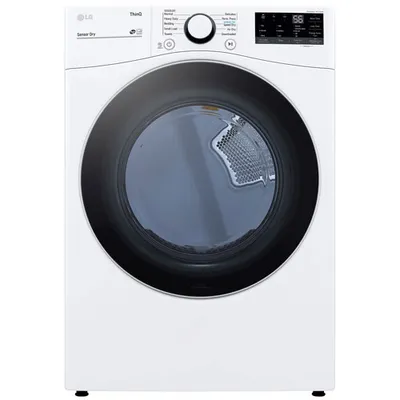 LG 7.4 Cu. Ft. Electric Dryer (DLE3600W) - White - Open Box - Scratch & Dent