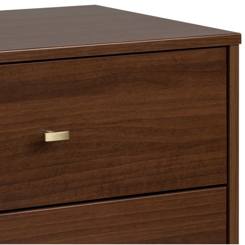 Milo Modern 2-Drawer Nightstand - Cherry