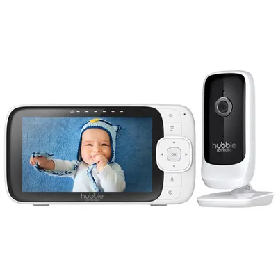 Hubble Smart Video Baby Monitor with Night Vision, Zoom/Pan/Tilt & Two-Way Communication (HCS107-EF)