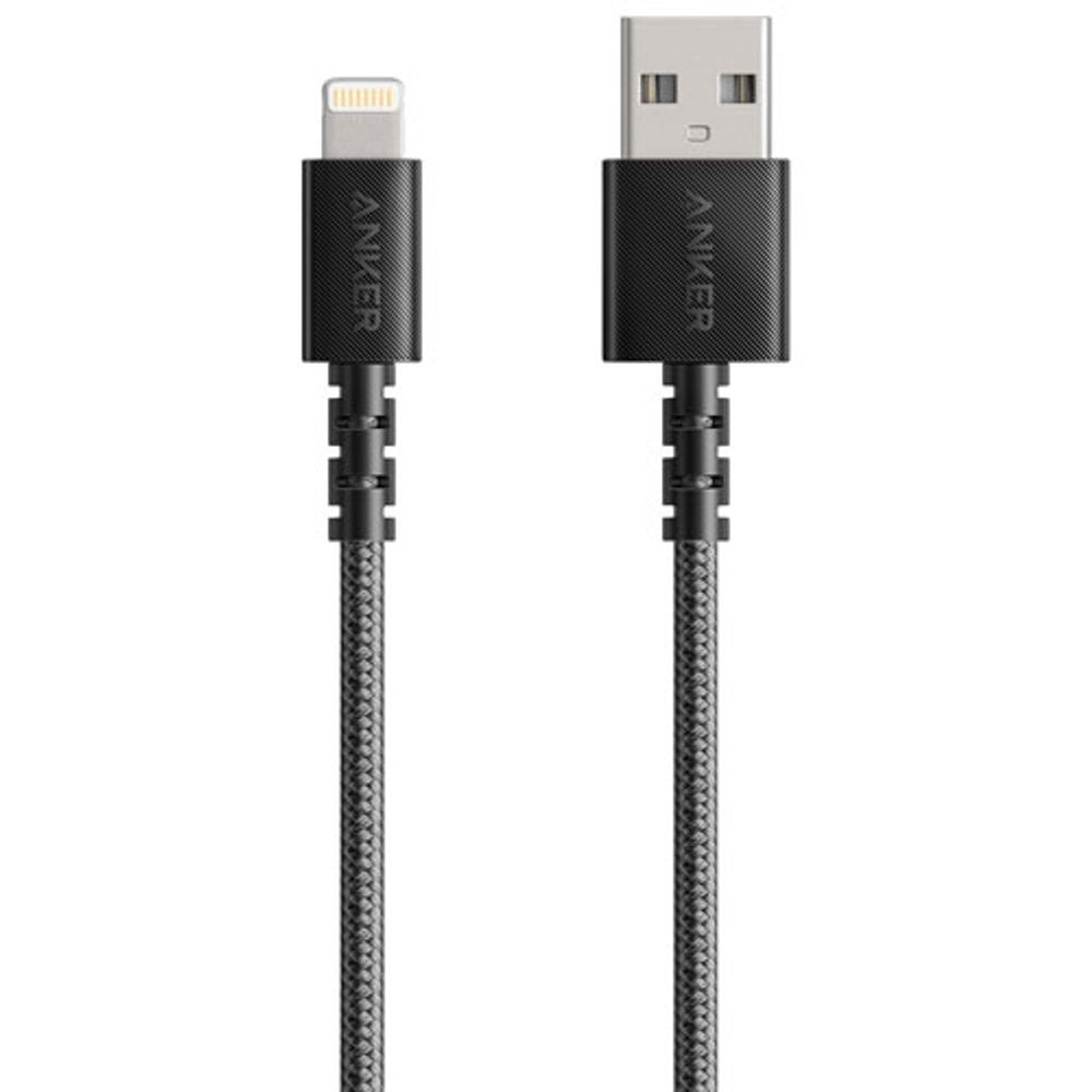 Anker PowerLine Select+ Apple MFi Certified 1.8m (5.9ft) Lightning to USB Cable (A8013H12-5) -Black