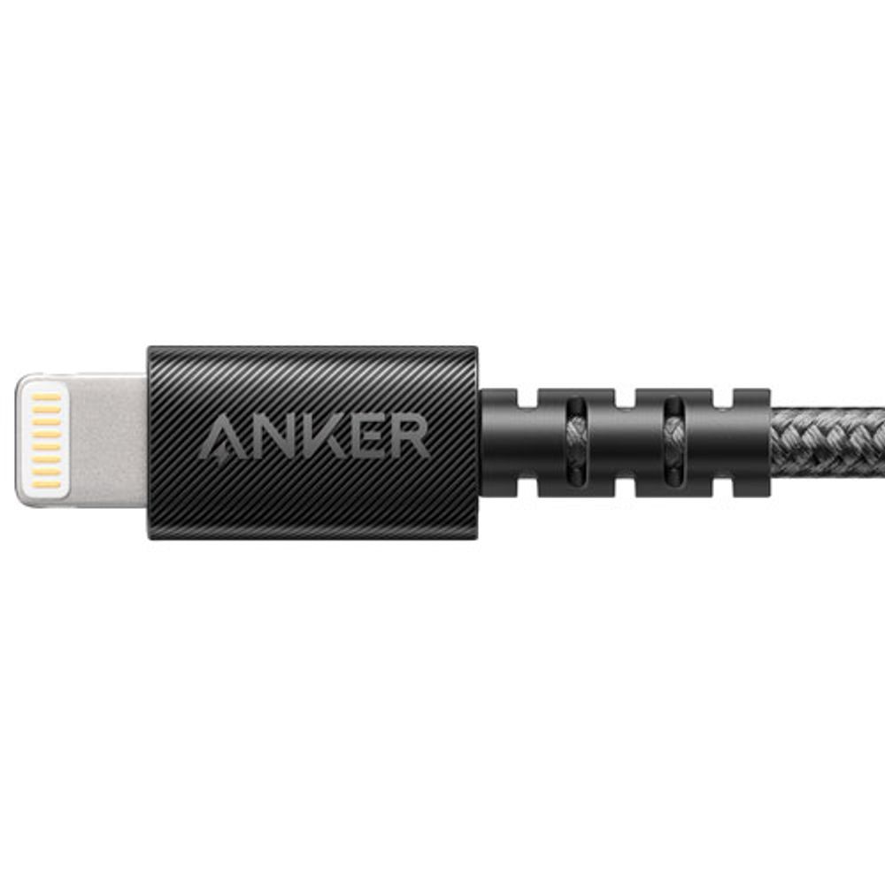 Anker PowerLine Select+ Apple MFi Certified 1.8m (5.9ft) Lightning to USB Cable (A8013H12-5) -Black