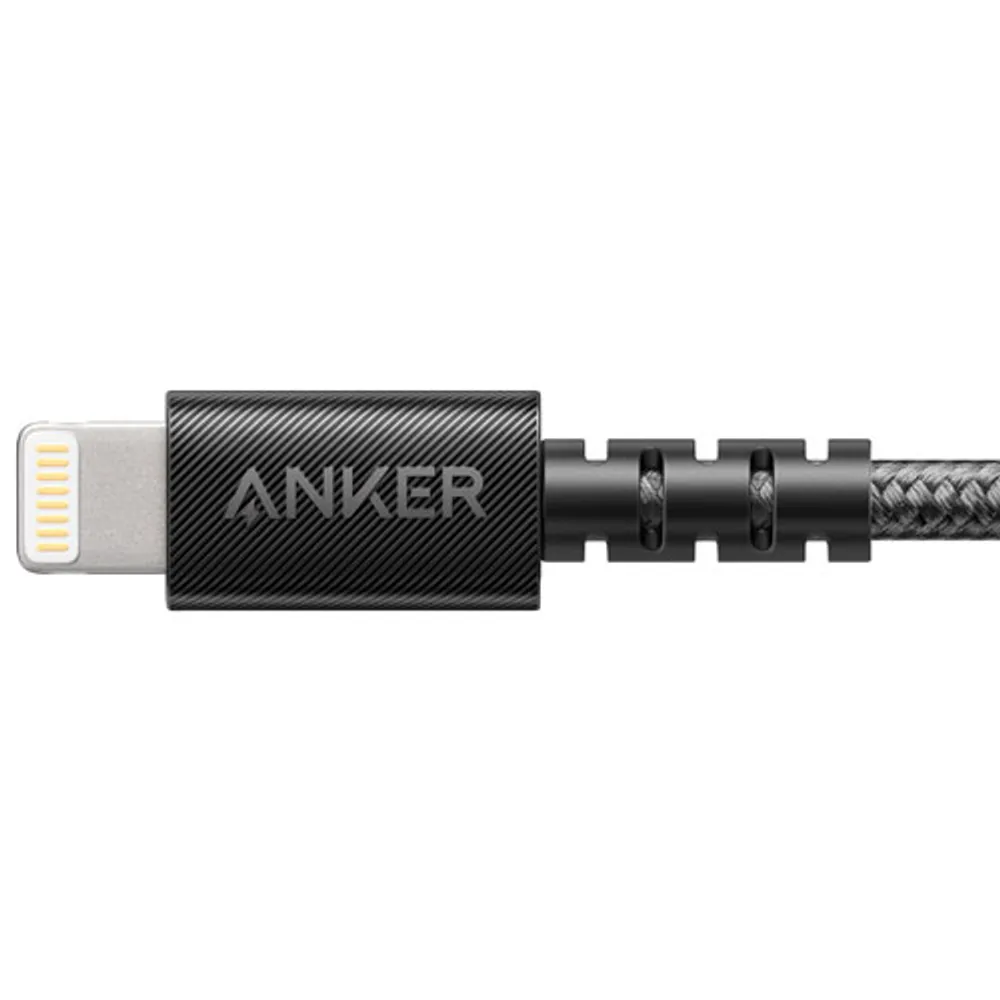 Anker PowerLine Select+ Apple MFi Certified 1.8m (5.9ft) Lightning to USB Cable (A8013H12-5) -Black