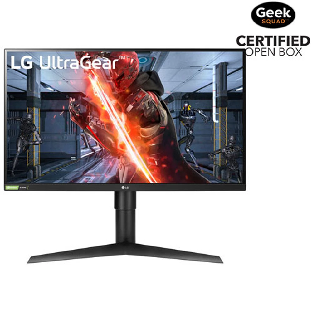 Boîte ouverte - Moniteur jeu G-Sync FreeSync DEL IPS HD intégrale GTG 1 ms 240 Hz 27 po UltraGear de LG - Noir