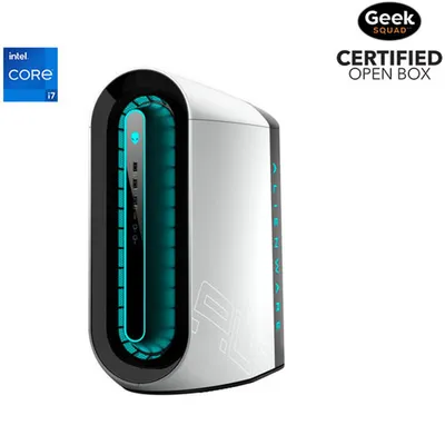 Open Box - Alienware Aurora R12 Gaming PC - White (Intel i7/1TB HDD/512GB SSD/16GB RAM/RTX 3080) - En