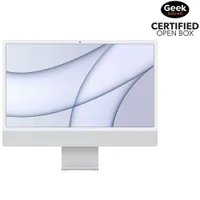 Open Box - Apple iMac 24" (Spring 2021) - Silver (Apple M1 Chip / 8-Core GPU / 512GB SSD / 8GB RAM) - English