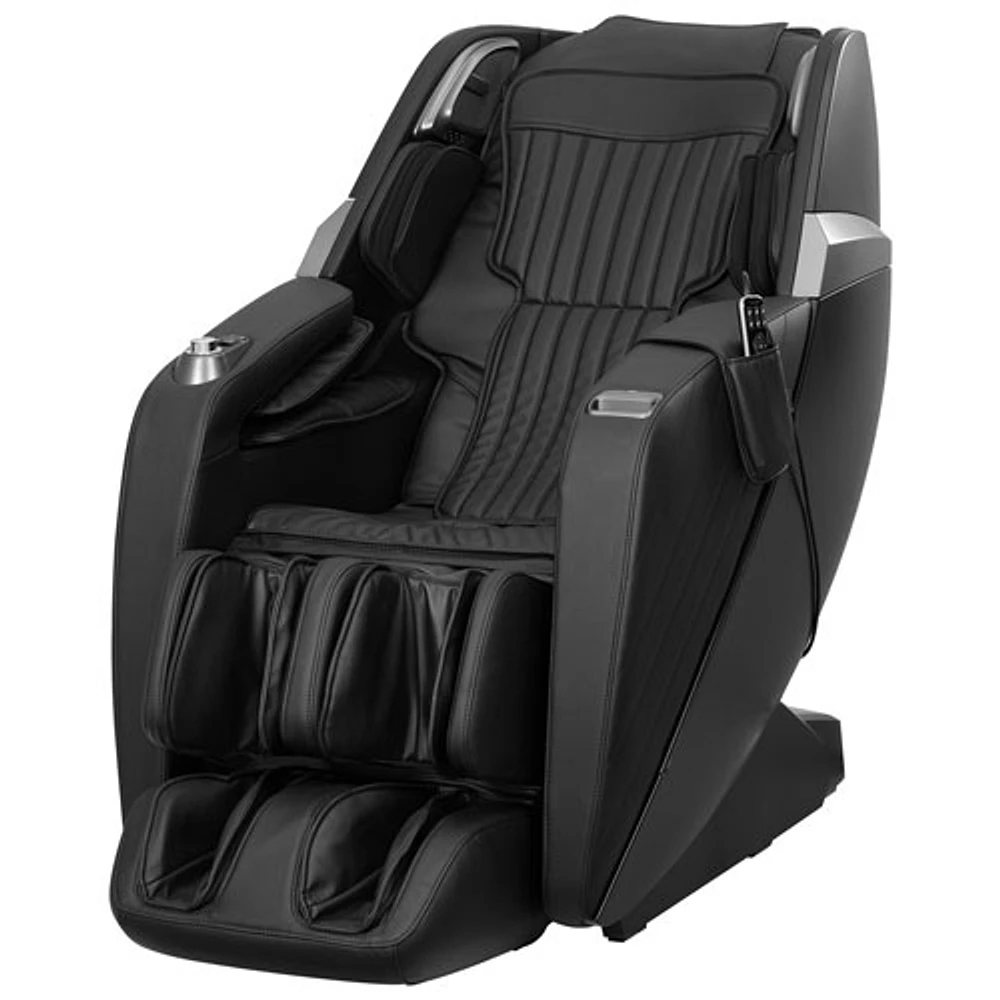 Fauteuil de massage à inclinaison complète Zero Gravity d'Insignia - Noir - Exclusivité de Best Buy