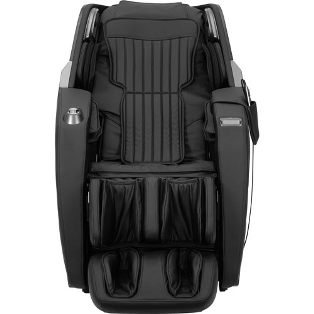 Fauteuil de massage à inclinaison complète Zero Gravity d'Insignia - Noir - Exclusivité de Best Buy