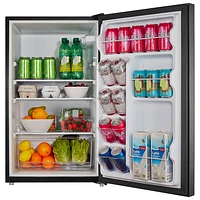 Insignia 4.4 Cu. Ft. Bar Fridge w/ Glass Door (NS-CF44GD3-C) - Graphite Silver - Only at Best Buy