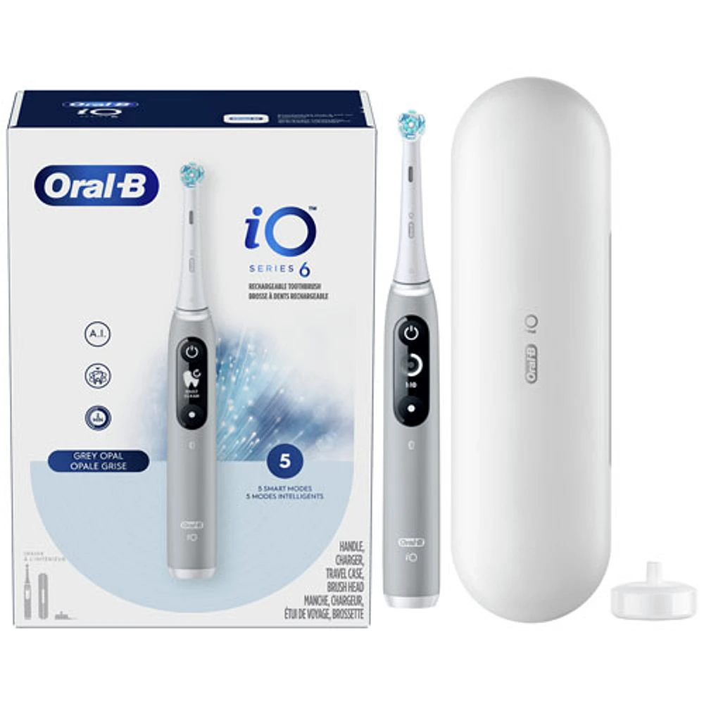 Oral-B iO Series 6 Grey Opal Electric Toothbrush