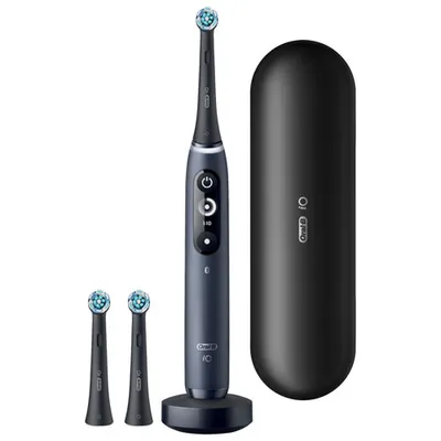 Brosse à dents électrique intelligente iO de série 7 d'Oral-B - Noir onyx