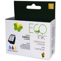 Eco Ink Colour Remanufactured Ink Cartridge Compatible with Canon (CL246XL)