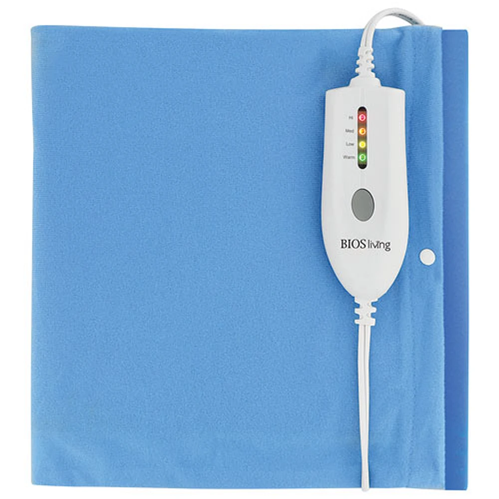 BIOS Living 12" x 15" Heating Pad with Moist Heat Technology