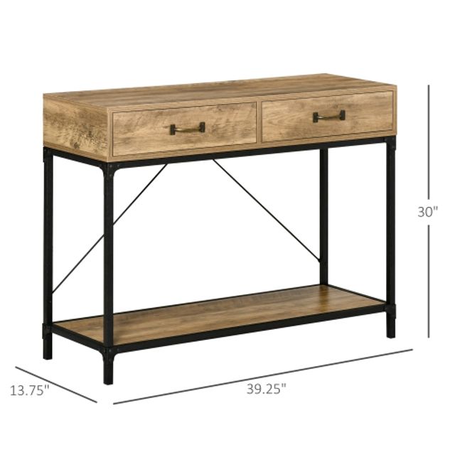 homcom console table