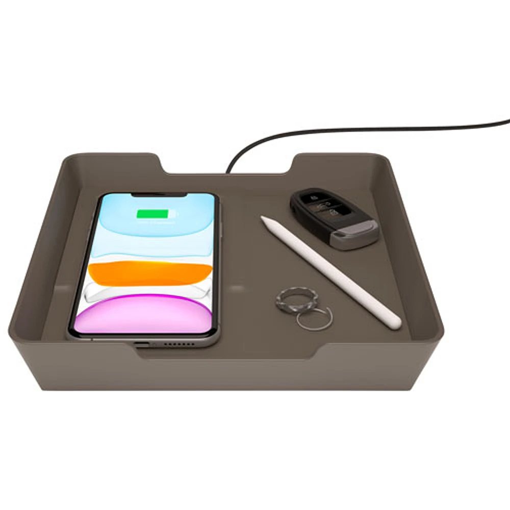 Einova 10W Wireless Charging Valet Tray - Bronze