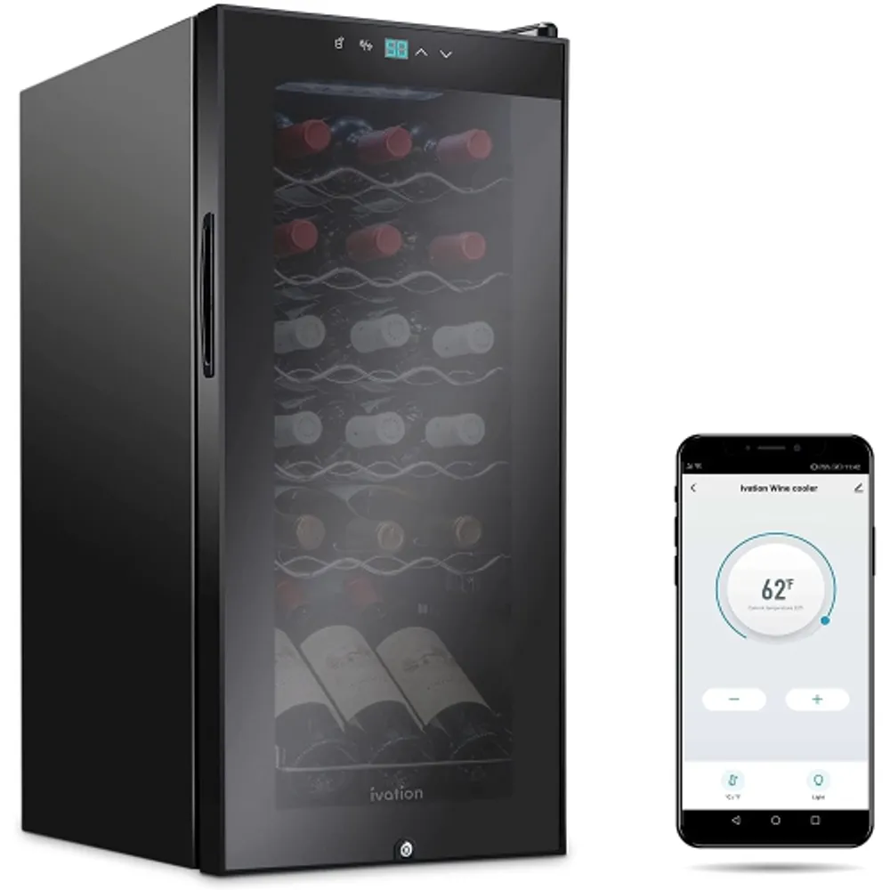 Koolatron - 20-Bottle Wine Cooler - Black