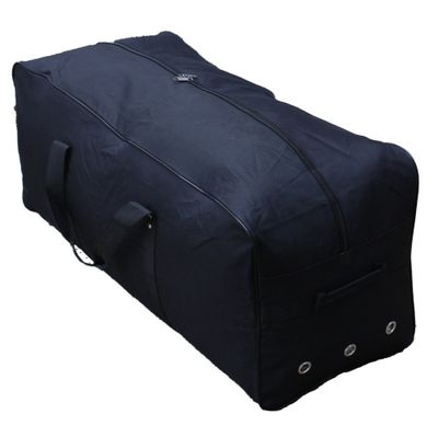 Archibolt 44" Duffel Bag Sports Luggage Travel Hockey Bag, Black, XL