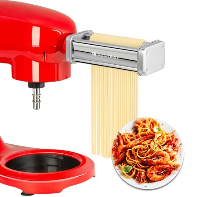 Biltek Pasta Maker Machine - Stainless Steel Hand Crank Cutter & Roller for  Fresh Pasta