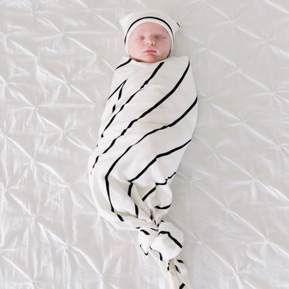 Bazzle Baby Forever Swaddle & Hat Set - 0 to 3 Months