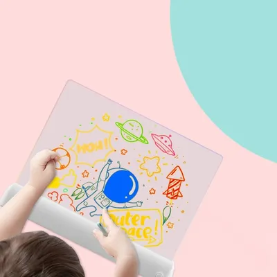 SAVEONMANY 3D Magic Pad, Light Up Drawing Board